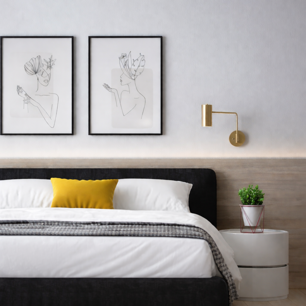 Premium Cotton Bedsheet - 140 GSM White - King Size - Image 2